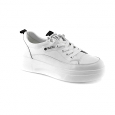 White colour women court shoes