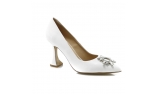 White colour women court shoes