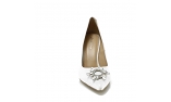 White colour women court shoes