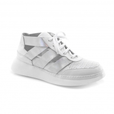 White colour women leisure shoes