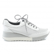 White colour women leisure shoes