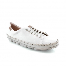 White colour women leisure shoes