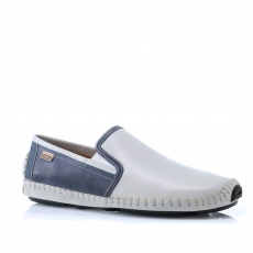 White colour men moccasins
