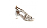 ivory colour women open shoes