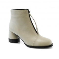 ivory colour women ankle boots