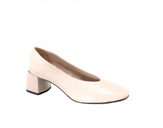 ivory colour women court shoes