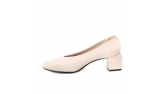 ivory colour women court shoes