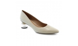 ivory colour women court shoes