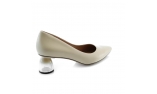 ivory colour women court shoes