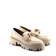 ivory colour women court shoes