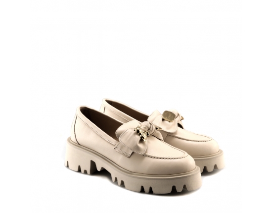 ivory colour women court shoes