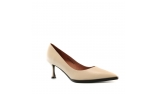 ivory colour women court shoes