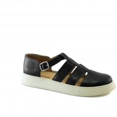 Black colour women open shoes