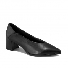 Black colour women court shoes