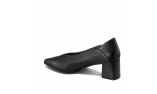 Black colour women court shoes