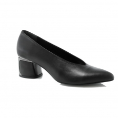 Black colour women court shoes