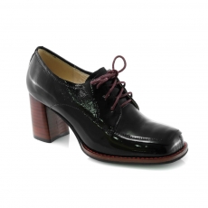 Black colour women court shoes