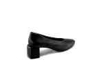 Black colour women court shoes