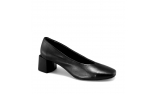 Black colour women court shoes