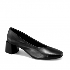 Black colour women court shoes