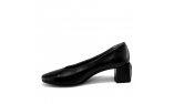 Black colour women court shoes