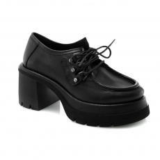 Black colour women court shoes