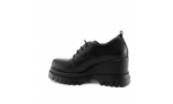 Black colour women court shoes