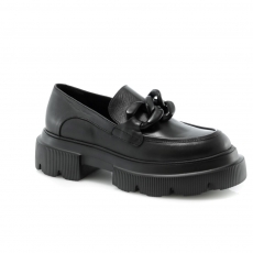 Black colour women court shoes