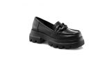 Black colour women court shoes