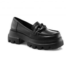 Black colour women court shoes