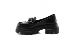 Black colour women court shoes