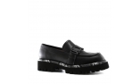 Black colour women court shoes