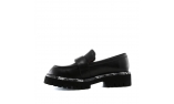 Black colour women court shoes