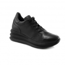 Black colour women court shoes