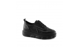 Black colour women court shoes