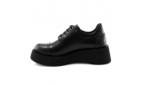 Black colour women court shoes