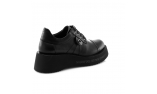 Black colour women court shoes