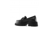 Black colour women court shoes