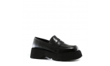 Black colour women court shoes