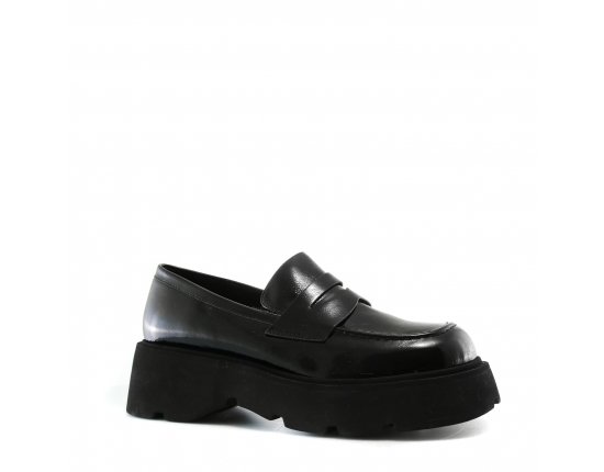 Black colour women court shoes