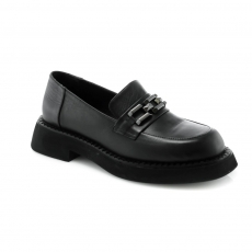 Black colour women court shoes