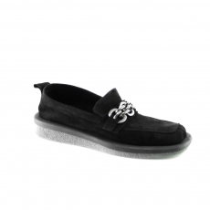 Black colour women court shoes