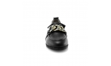 Black colour women court shoes