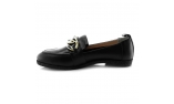 Black colour women court shoes