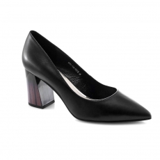 Black colour women court shoes