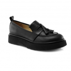 Black colour women court shoes