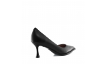 Black colour women court shoes