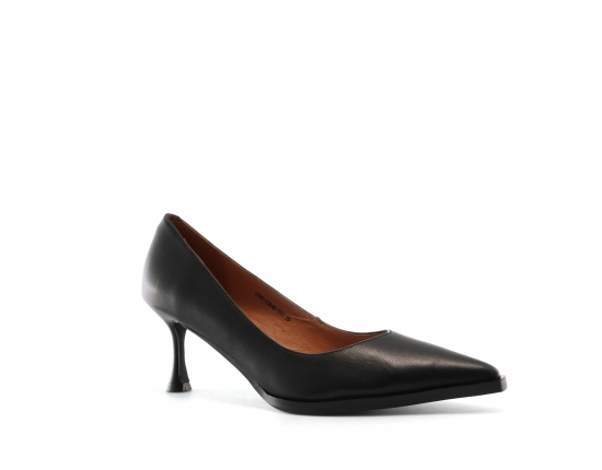 Black colour women court shoes