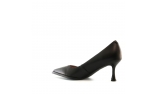 Black colour women court shoes