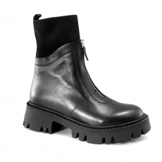 Black colour women pašiltinti ankle boots